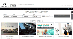 Desktop Screenshot of naplesinfiniti.com